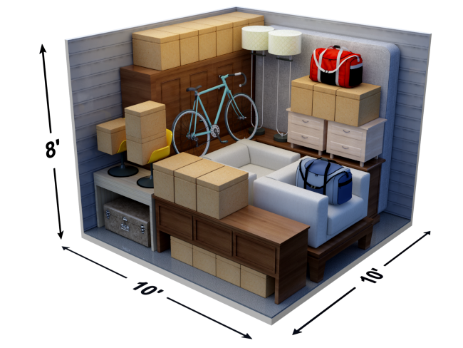 10x10 storage unit